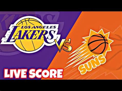 lakers vs suns score yesterday